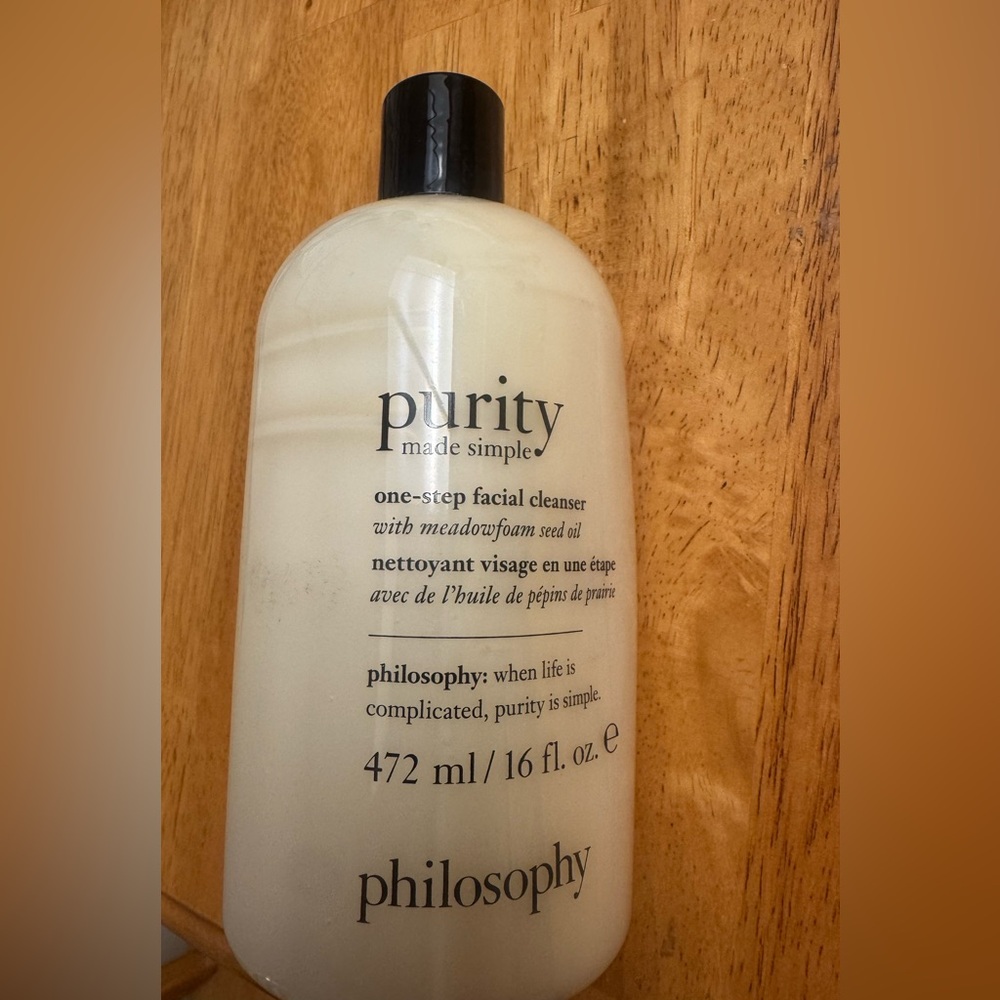 philosophy purity made simple one-step facial cleanser- with meadowfoam seed oil